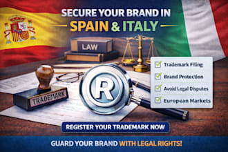 register your trademark fast to secure your brand in spain and italy