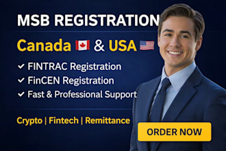 register your msb with fintrac in canada and fincen in USA