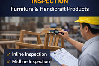 provide furniture and handicrafts quality inspection