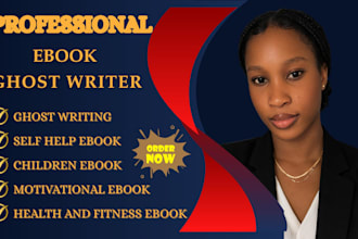 ghostwrite your book tok, romance ebook, motivational ebook, children ebook
