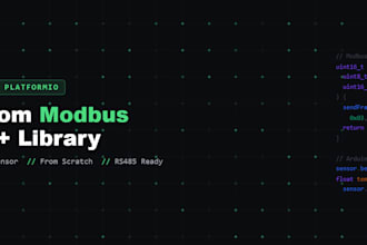 build a custom c modbus rtu arduino library for any sensor or board