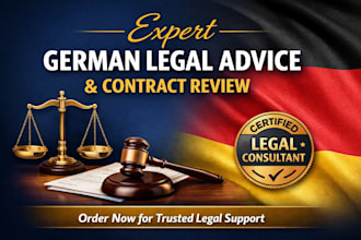 be your german lawyer for german legal advice and german tax law