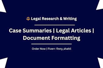 write legal articles, format legal documents, and assist with legal research