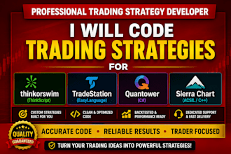 code trading strategies for thinkorswim, tradestation, quantower or sierra chart