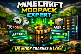 create, fix, and optimize your custom minecraft modpack or server setup