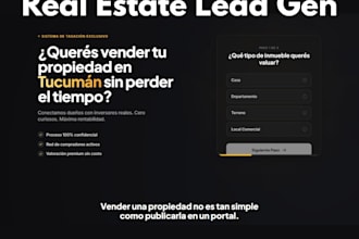 build a high conversion lead generation landing