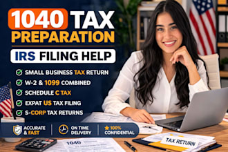 prepare small business tax return, schedule c tax 1040 tax preparation