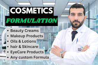 formulate custom cosmetic and skincare product formulations