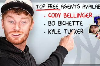 design a creative baseball thumbnail design