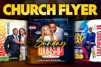 design event flyer, church flyer, or social media flyer
