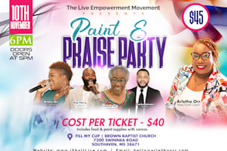 design event flyer, church flyer, or social media flyer