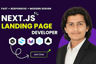 build a high converting nextjs landing page with tailwind CSS
