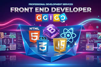 be your front end web developer