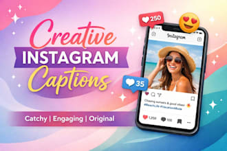 write creative instagram captions for your posts