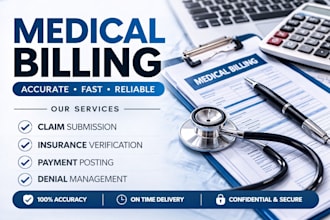 do medical billing, insurance verification, authorization,ar