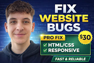 fix your website or make changes