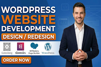 redesign, convert figma to wordpress, PSD to elementor, lovable to wordpress