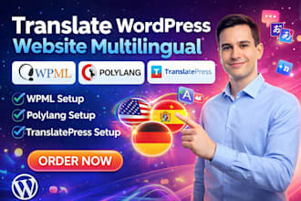 translate wordpress website multilingual wpml polylang translatepress setup