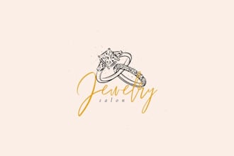 create an elegant jewelry brand logo design