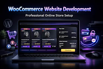 build a professional woocommerce wordpress ecommerce website with payment
