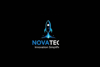create a creative rocket logo for your brand