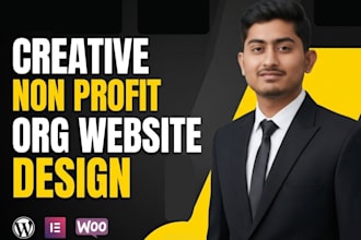build modern nonprofit and charity website