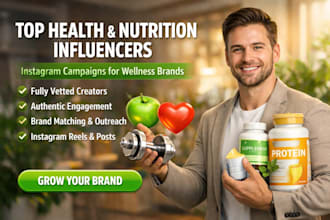 recruit top instagram health and nutrition influencers to promote your brand