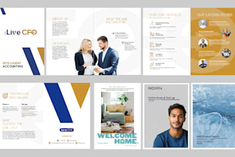 design a professional company profile