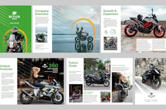design a professional company profile