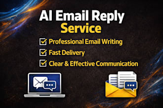 write professional business email replies for you