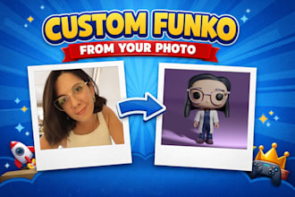 create a custom funko style figure from your photo