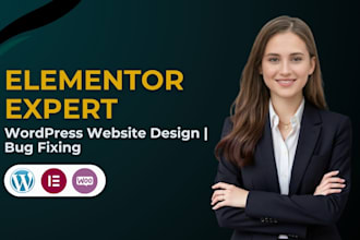 be your elementor expert to design website or fix any elementor issue