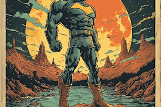 comic book illustration comic cover