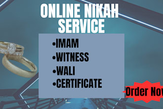 conduct online nikah islamic marriage imam wali witnesses