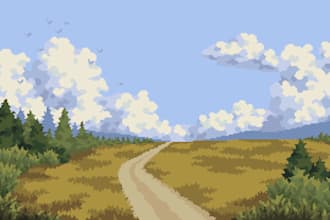 create pixelart backgrounds and parallax scenes