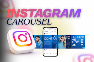 design minimal instagram carousel