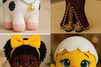 write step by step crochet patterns for your etsy shop