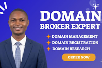 domain broker domain manager domain agent domain researcher buy and sell domain