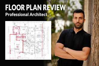 review and improve your house floor plan as a professional architect