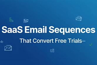 write a b2b saas email sequence that drives conversions