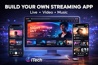 build a live streaming app, video streaming app, or ott sttreaming platform