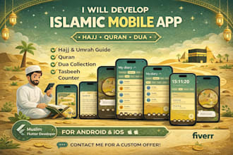 develop islamic app, hajj guide app, quran and dua mobile app