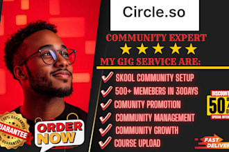 do circle so online community setup circle so manager circle so membership site