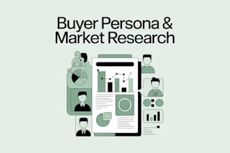 create detailed buyer persona and market analysis for your brand