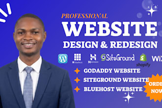 build wordpress website on hostinger godaddy siteground bluehost namecheap ionos