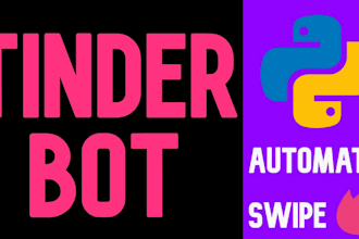 build tinder bot, dating bot, auto swipe bot, chat bot, volume bot, hinge bot