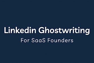 ghostwrite linkedin content for saas founders