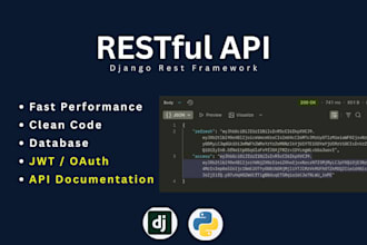 build rest API using django rest framework