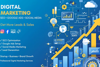 manage digital marketing, social media, and google ads