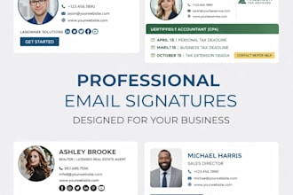 design a custom HTML signature for your emails